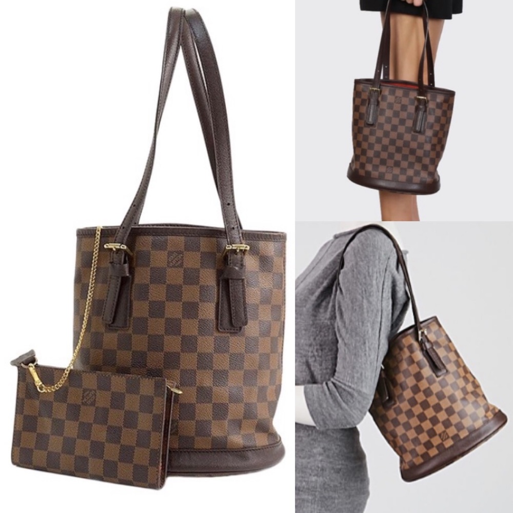 Discontinued Authentic Louis Vuitton bucket set
